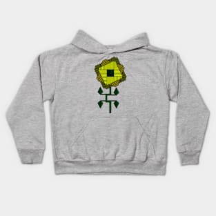 Sunflower - Geometric Abstract Kids Hoodie